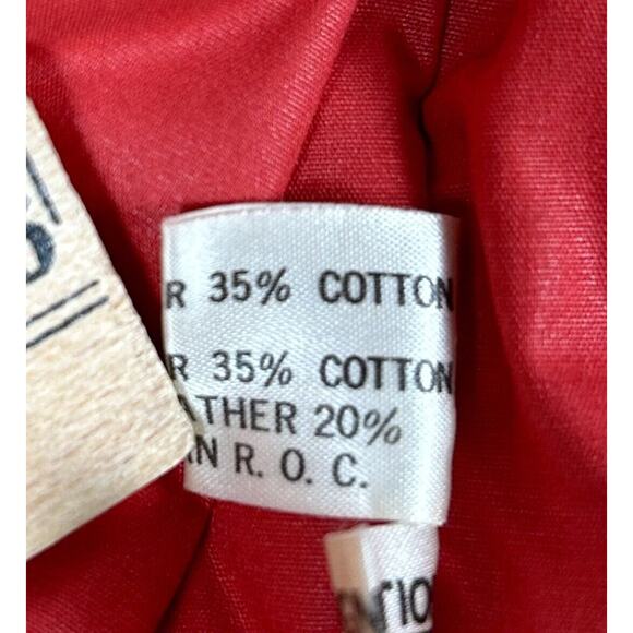 Vintage SKOR Adventure Outdoor Gear Goose Down Puffer Vest Red Size XL - Picture 10 of 12